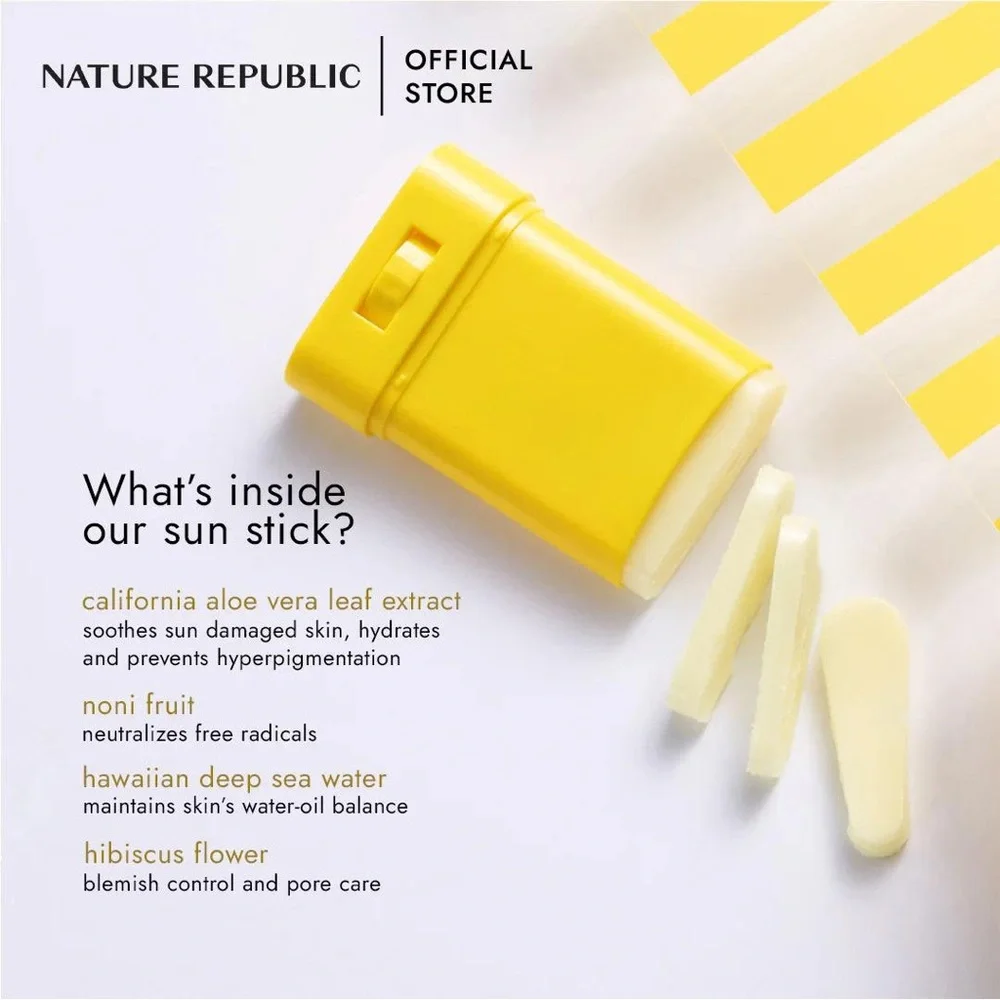 Nature Republic California Aloe Fresh Powdery Sun Stick Sunscreen SPF 50+ PA++++